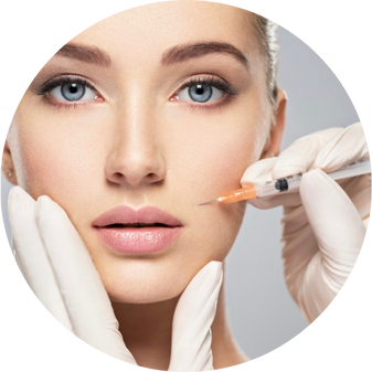 a woman getting a Neurotoxins injection in Costa Mesa, CA