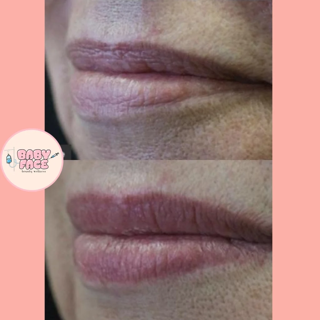 Before & After Fotona Liplase Treatment